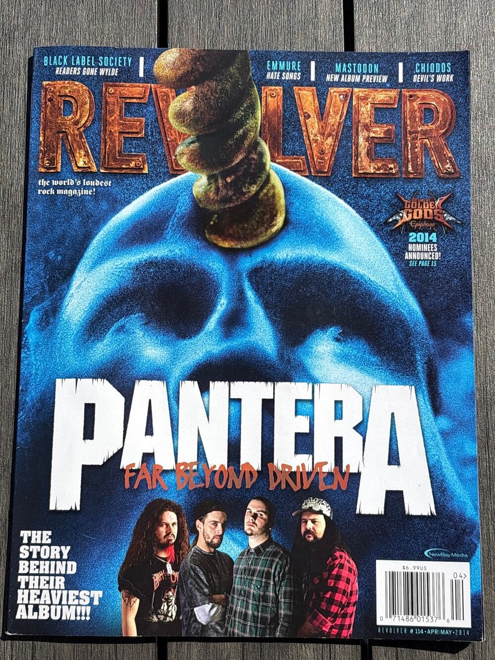 Revolver 114 April/May 2014 Pantera Black Label Society Emmure Mastodon Chidos
